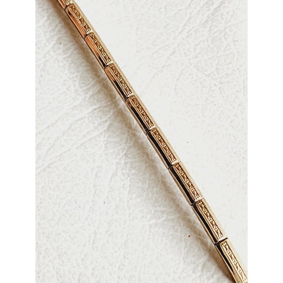 Ladies 1/20 10k GF Bratton Vintage Watch Stretch Band 5.5\